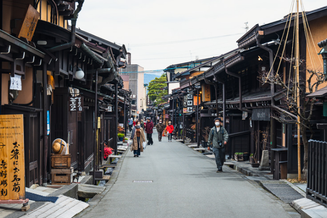 古い町並み・朝市散策